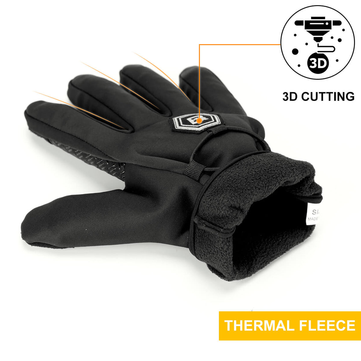 Thermische winter fietshandschoenen voor heren