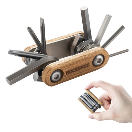 ROCKBROS mini inklapbare fietstool 8-in-1 lichtgewicht multitool