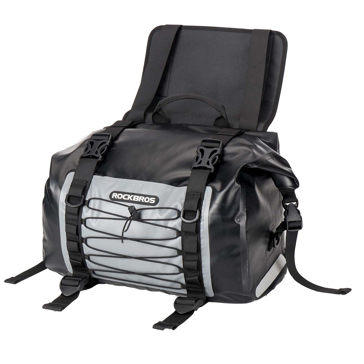 waterafstotende dubbele motortassen 62 L van PVC