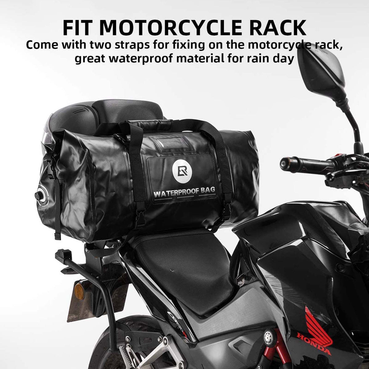 waterafstotende motortas met schouderriem