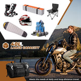 ROCKBROS Motorcycle Tail Bag 100% Waterproof Motorcycle Travel Luggage Bag #Size_40L
