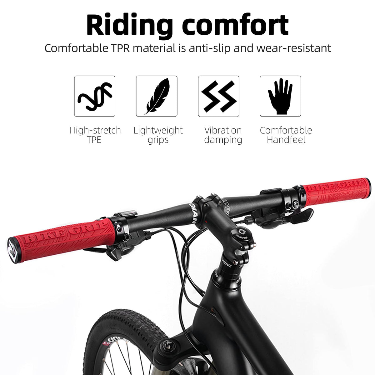 ROCKBROS mtb fietshandvatten met dubbel lock-systeem