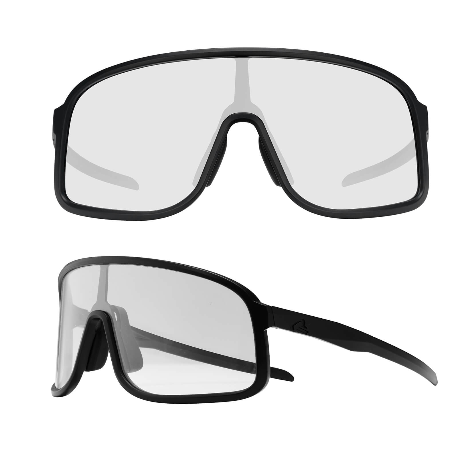 ROCKBROS fotochromische fietsbril uv400 met anti-condens pc lens#kleur_wit