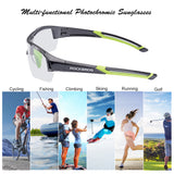 Fotochromische sportieve fietsbril met UV400
