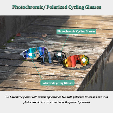 ROCKBROS fotochromische fietsbril tr90 full frame uv400