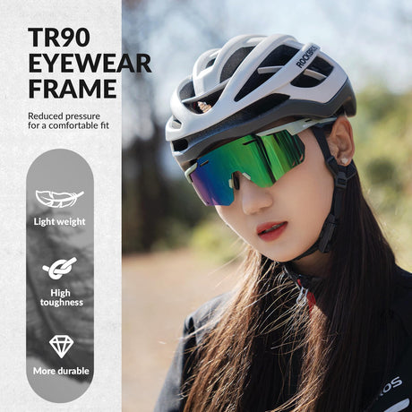 Fotochromische sportbril met TR90-montuur
