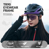 Fotochromische sportbril met TR90-montuur
