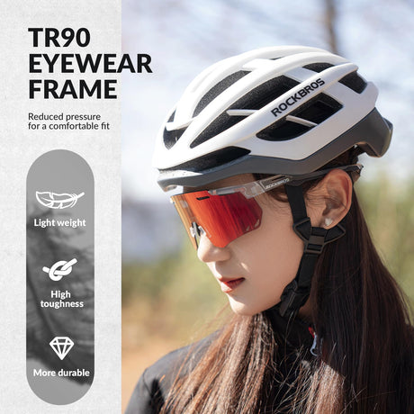Fotochromische sportbril met TR90-montuur