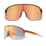 ROCKBROS fotochromische fietsbril uv400 met licht tr90 montuur unisex#kleur_mintgroen