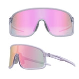 ROCKBROS fotochromische fietsbril uv400 met licht tr90 montuur unisex#kleur_lavendelgrijs
