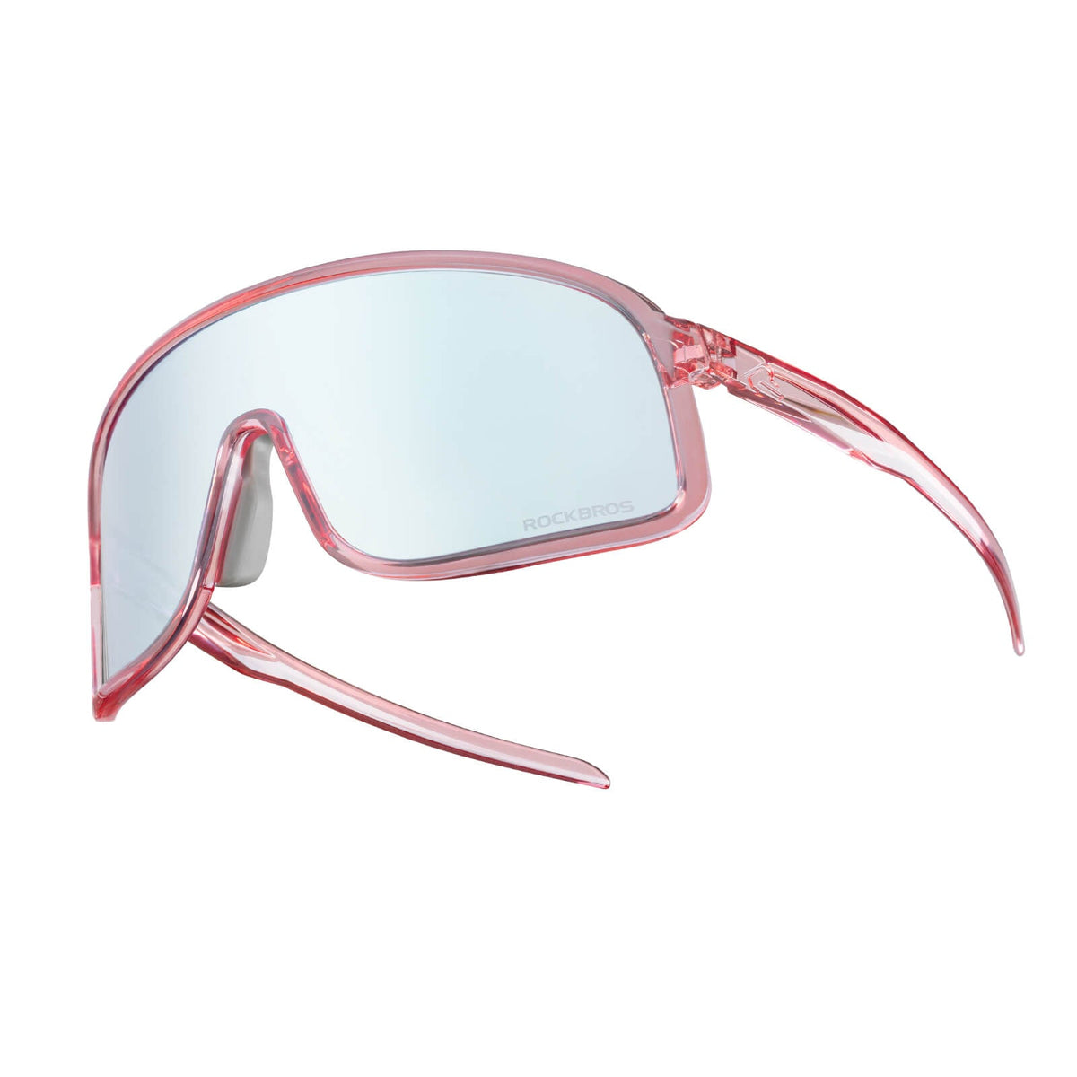 ROCKBROS fotochromische fietsbril uv400 met licht tr90 montuur unisex#kleur_karamel