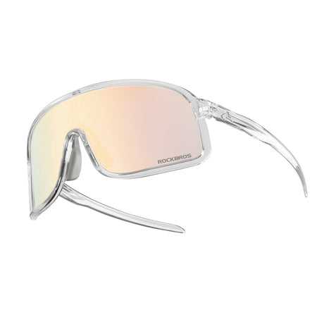 ROCKBROS fotochromische fietsbril uv400 met licht tr90 montuur unisex#kleur_transparant
