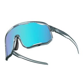 ROCKBROS gepolariseerde fietsbril uv400 transparant tr90#kleur_donkergrijs/gepolariseerd roze paars