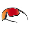 ROCKBROS gepolariseerde fietsbril uv400 transparant tr90#kleur_zwart zand/gepolariseerd paars rood