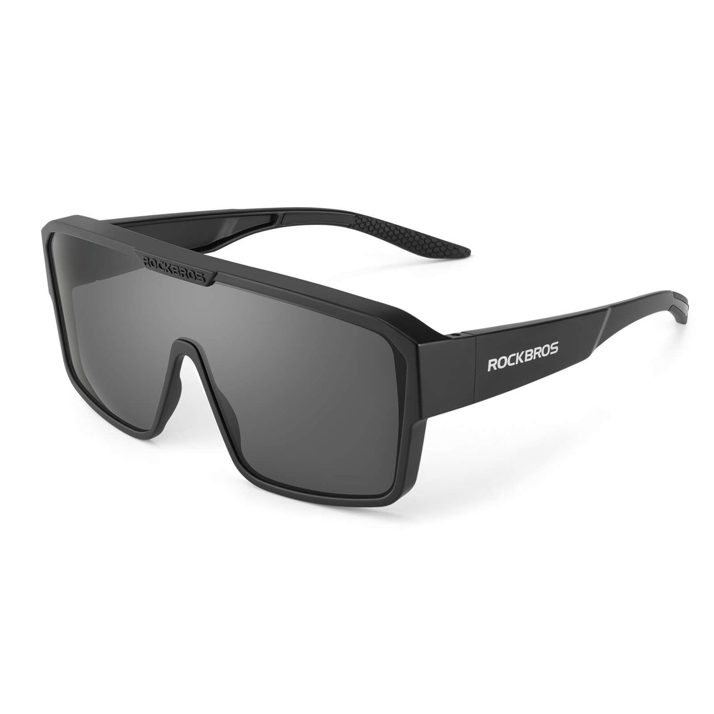 ROCKBROS gepolariseerde overzet fietsbril uv400 voor brildragers#kleur_donkergrijs