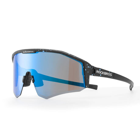ROCKBROS gepolariseerde sportbril met verstelbare pootjes#kleur_zwart