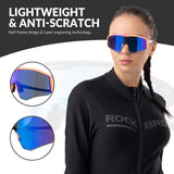 ROCKBROS gepolariseerde sportbril met verstelbare pootjes#kleur_roze
