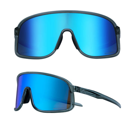 ROCKBROS gepolariseerde fietsbril uv400 met licht tr90 montuur unisex#kleur_antracietgrijs