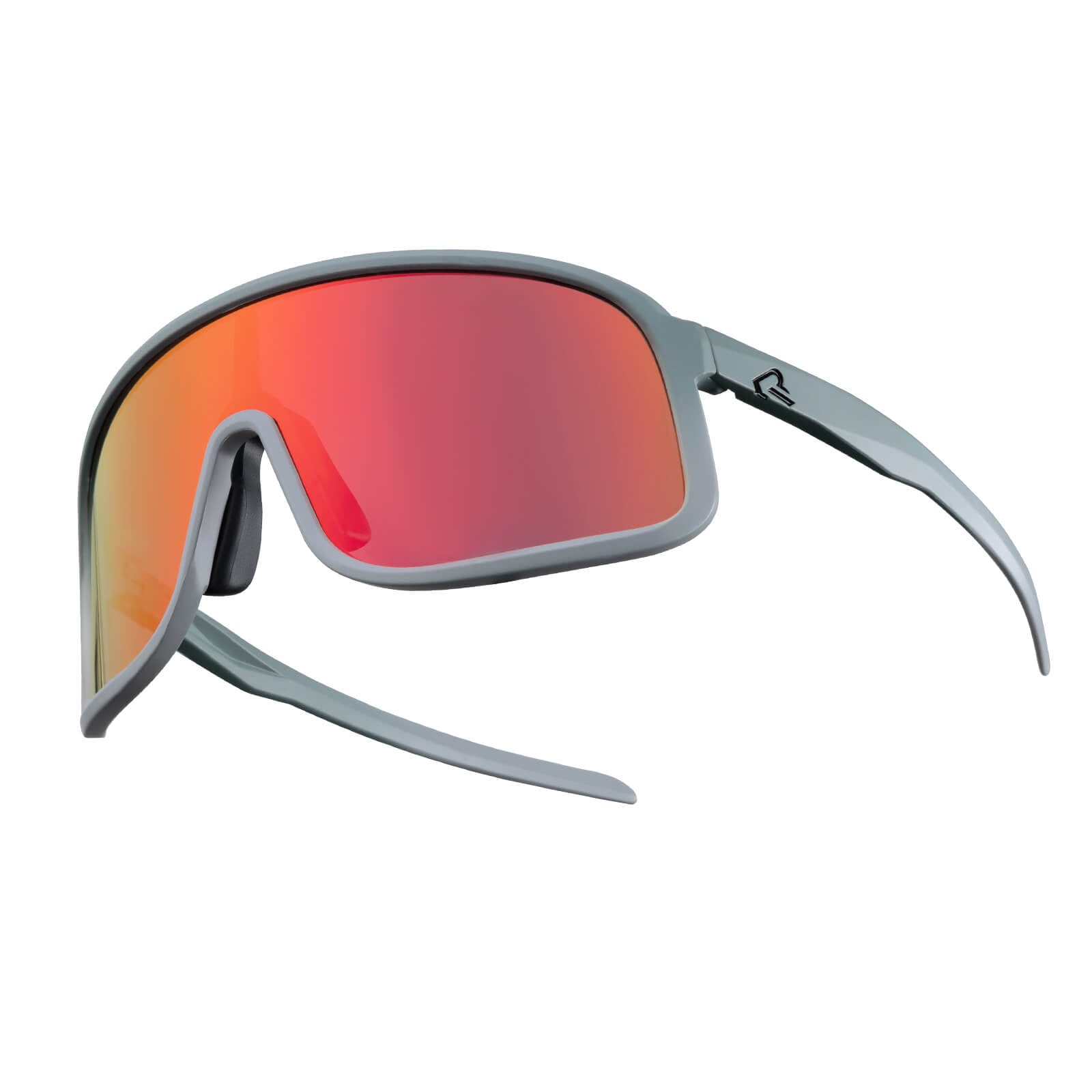 ROCKBROS gepolariseerde fietsbril uv400 met licht tr90 montuur unisex#kleur_leigrijs