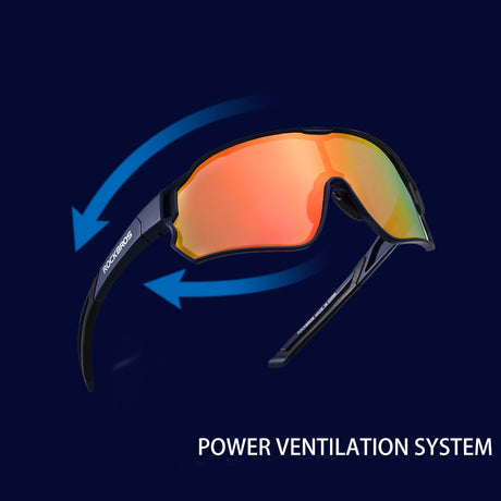 ROCKBROS gepolariseerde sportbril uv400 met tr90 frame#kleur_blauw