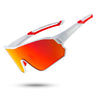 ROCKBROS gepolariseerde sportbril uv400 met tr90 frame#kleur_wit rood