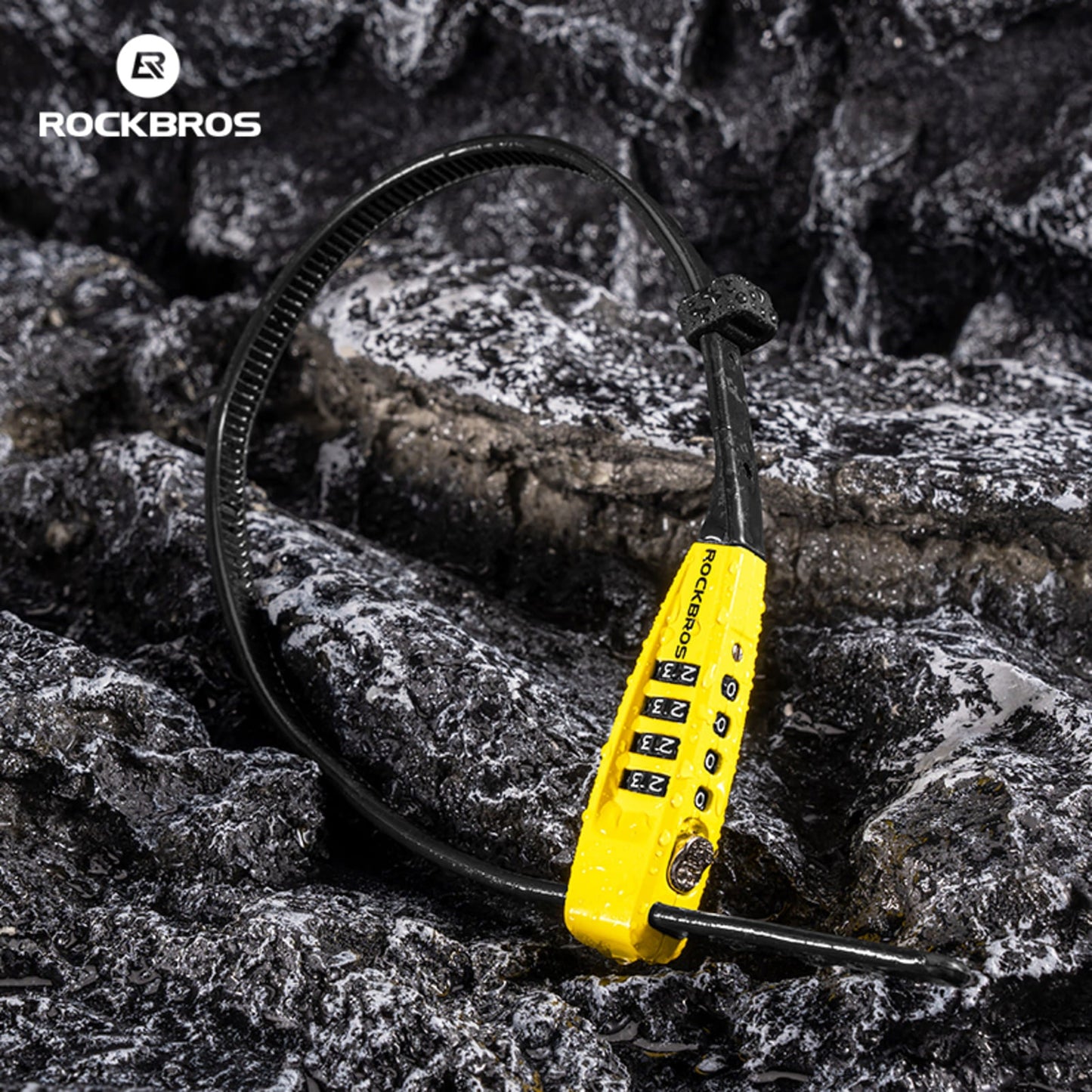 ROCKBROS draagbaar kabelbinder wachtwoordslot – ultralight antidiefstalbeveiliging
