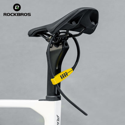 ROCKBROS draagbaar kabelbinder wachtwoordslot – ultralight antidiefstalbeveiliging