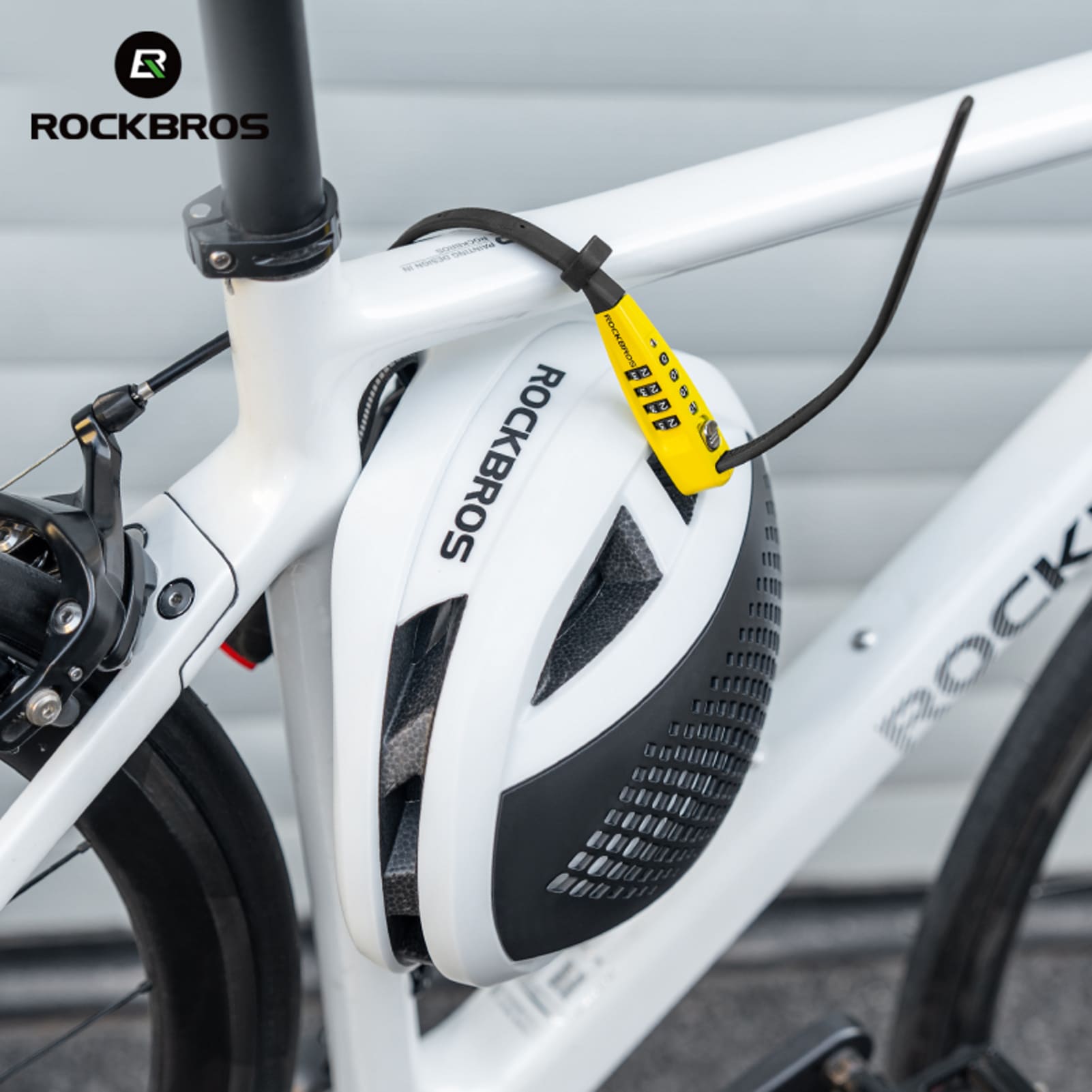ROCKBROS draagbaar kabelbinder wachtwoordslot – ultralight antidiefstalbeveiliging
