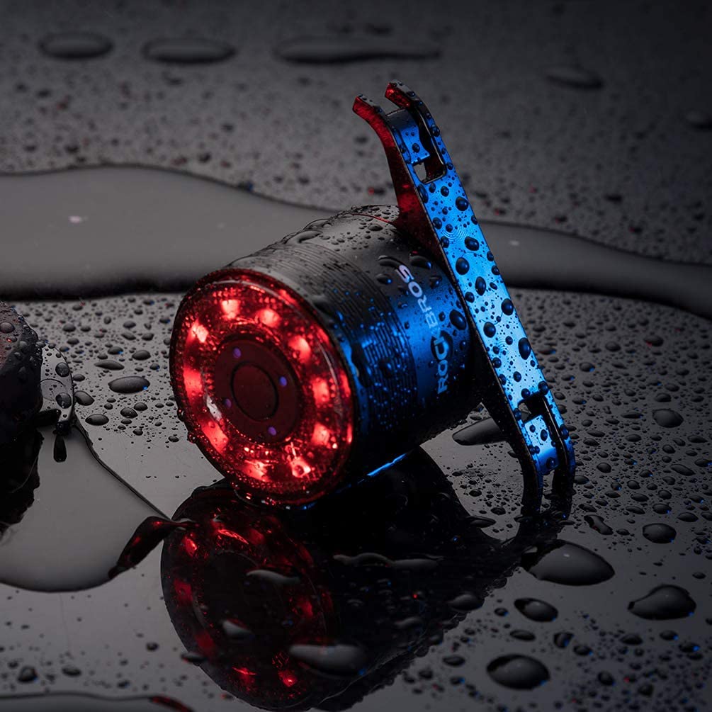 ROCKBROS q1 smart achterlicht waterproof led remlicht 7 lichtkleuren
