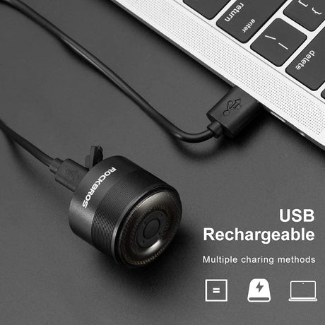 ROCKBROS q1 smart achterlicht waterproof led remlicht 7 lichtkleuren
