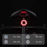 ROCKBROS q1 smart achterlicht waterproof led remlicht 7 lichtkleuren