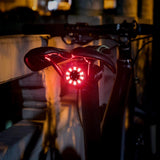 ROCKBROS q1 smart achterlicht waterproof led remlicht 7 lichtkleuren