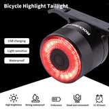 ROCKBROS q3 smart achterlicht ipx6 led remlicht usb oplaadbaar