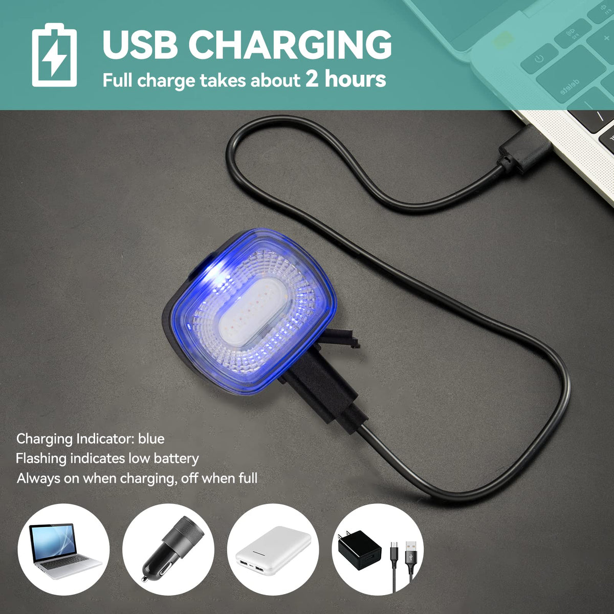 ROCKBROS q4 smart achterlicht waterproof led remlicht usb oplaadbaar