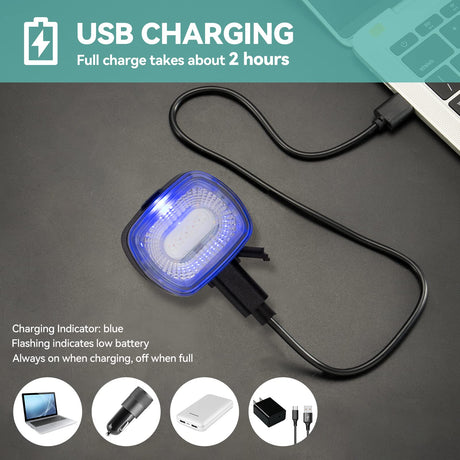 ROCKBROS q4 smart achterlicht waterproof led remlicht usb oplaadbaar