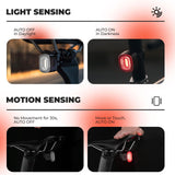 ROCKBROS ultra helder led achterlicht waterproof oplaadbaar usb