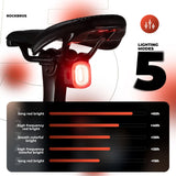 ROCKBROS ultra helder led achterlicht waterproof oplaadbaar usb