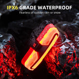 ROCKBROS achterlicht usb oplaadbaar remsensor 5 standen