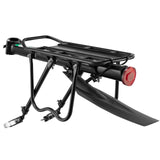 ROCKBROS bagagedrager achter met spatbord en reflector snelmontage