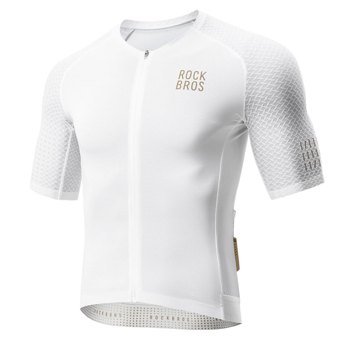 ROCKBROS heren short-sleeve fietsshirt diamond pattern#zwart
