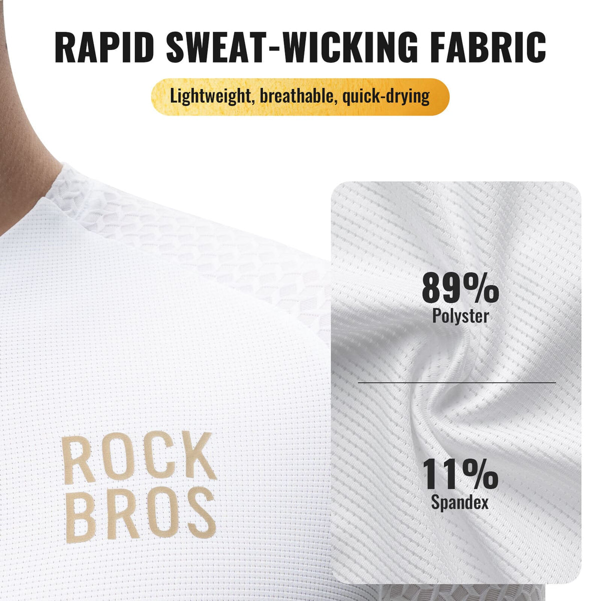 ROCKBROS heren short-sleeve fietsshirt diamond pattern
