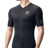 ROCKBROS heren short-sleeve fietsshirt diamond pattern#zwart