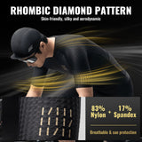 ROCKBROS heren short-sleeve fietsshirt diamond pattern#wit