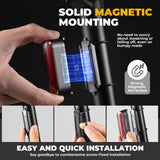 ROCKBROS smart achterlicht magnetisch oplaadbaar waterproof hoge zichtbaarheid