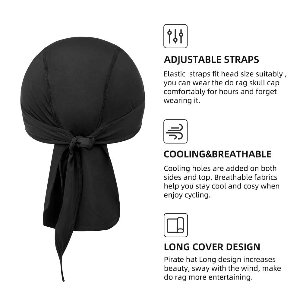 Sneldrogende bandana voor onder de helm