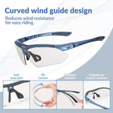 ROCKBROS fotochromische sportbril met hoofdband#stijl_blauw fotochromisch lenzen