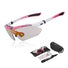 ROCKBROS fotochromische sportbril met hoofdband#stijl_roze fotochromisch lenzen