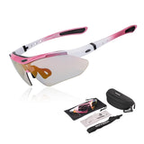 ROCKBROS fotochromische sportbril met hoofdband#stijl_roze fotochromisch lenzen