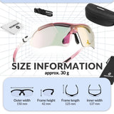 ROCKBROS fotochromische sportbril met hoofdband#stijl_roze fotochromisch lenzen