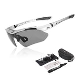 ROCKBROS fotochromische sportbril met hoofdband#stijl_zilver gepolariseerd lenzen